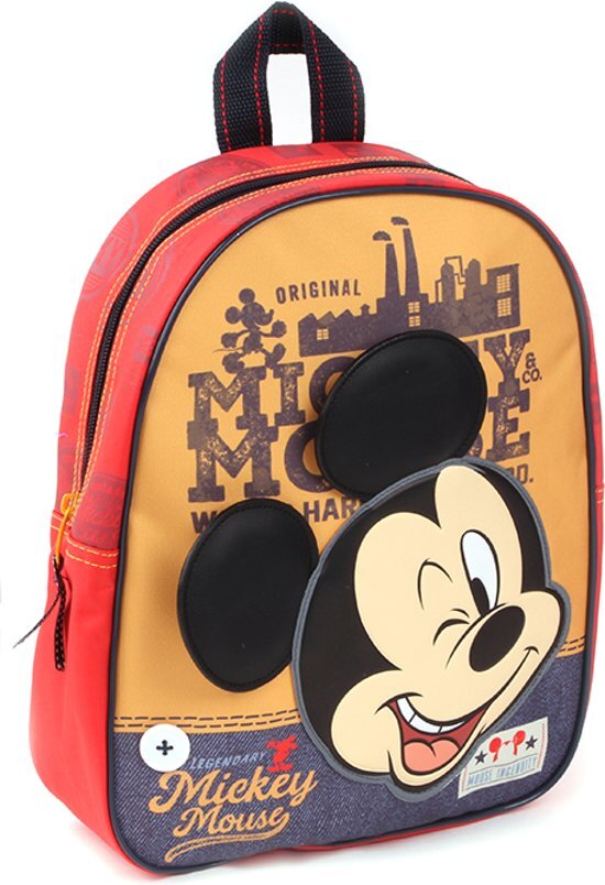 Mickey en Minnie Mouse Disney Mickey Mouse Playstory Kinderrugzak Unisex - Rood - Special Edition