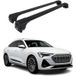 Omac Barres de toit en aluminium pour Audi Q8 E-tron 2023-2025 – Tüv / Din 75302:2019 – Charge max 75 kg – 2 barres noir