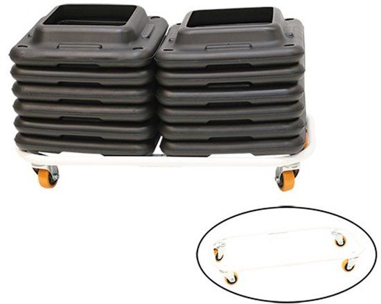 Softee TradinQ (importeur) Meubilair voor voetstappen Meerkleurig Polyester Loopband