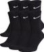 Nike Everyday Cushion Crew Chaussettes de sport Unisexe - Noir - Taille 42-46 (6 paires)