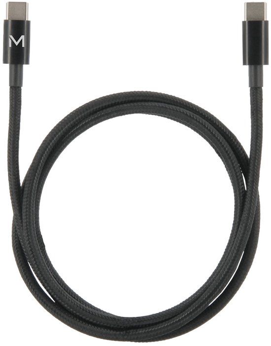 Mobilis 001389 USB-kabel 1 m USB C Zwart