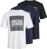 JACK&JONES JJLOKYS TEE SS CREW NECK 3PK MP Heren T-shirts