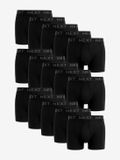 Next Heren A-Front Katoenrijke Boxers 15 Verpakking Zwart