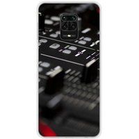 Xiaomi Redmi Note 9 Pro Dj mixer bedrukt siliconen hoesje