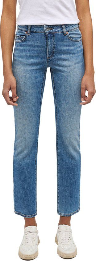 MUSTANG Dames CROSBY Relaxed Fit Jeans - Light Blue Denim - W28/L30