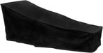 Sans marque Housse de chaise longue - 210x75x40/80cm - Noir