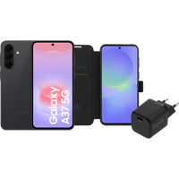 Samsung Galaxy A37 256GB Zwart 5G + Basis Accessoirepakket