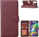 B2Ctelecom Galaxy A41 Wallet Case Bordeaux met Pasjeshouder