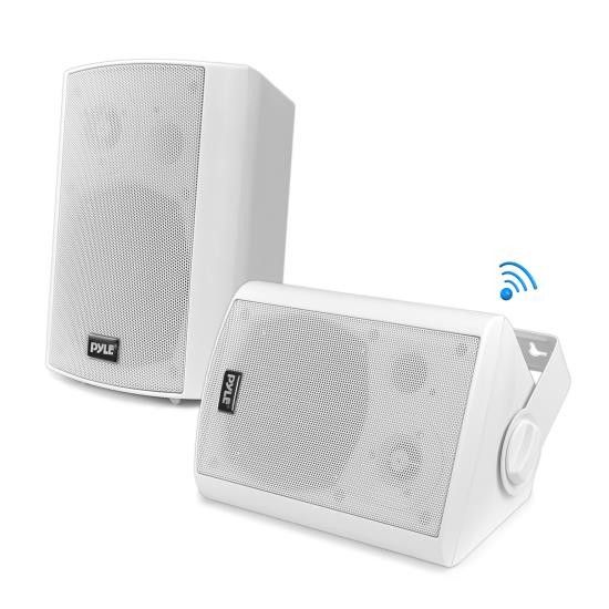 Pyle PDWR51BTWT - Bluetooth Speaker - 2-Way - White