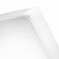 Cinderella Molton hoeslaken (tot 25 cm) - 80/90x210/220 cm of 100x200 cm - Wit