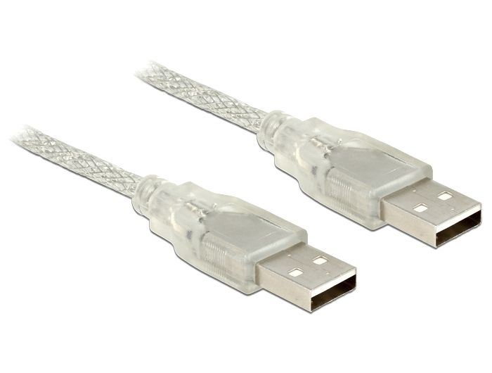 DeLOCK 83889 USB-kabel - 2 m - Transparant