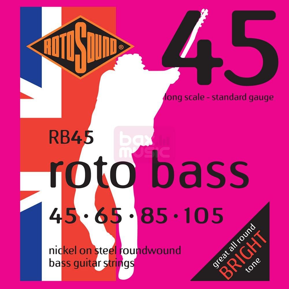 Rotosound RB45 Roto Bass set basgitaarsnaren 45 - 105