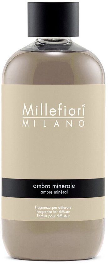 Millefiori Milano Navulling voor Geurstokjes 250 ml - Ambra Minerale