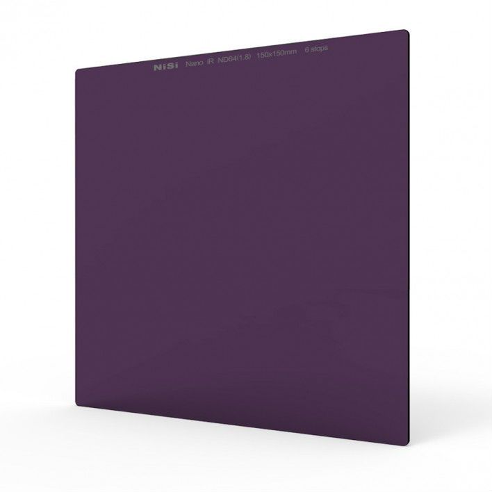 NiSi Nano iRND64 (1,8) 150x150mm 6 Stop Grijsfilter