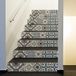 Ambiance-Live Col-RV-0541. Zelfklevende stickers voor trap, tegels, trapstickers, stootkussen, tegelstickers, zelfklevende cementtegels, trap, cementtegels, azulejos, 15 x 105 cm, 2 strips
