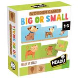 HEADU - Wooden Game Baby Big Or Small - groot of klein van hout