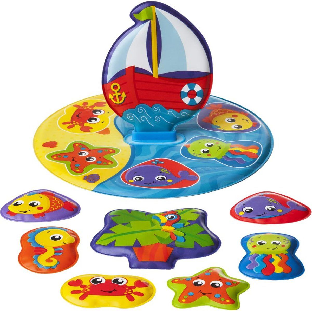 Playgro Floaty Boat Bath Puzzle - Multi