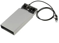 KALEA-INFORMATIQUE Metalen behuizing voor SAS 2,5- of 3,5-inch schijf met SFF-8482-connector USB3.2 Gen 2x1 10G-verbinding en 12V 3A-voeding