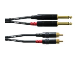 Cordial CFU 0.9 PC - Audio kabel - 0,9 m - Zwart