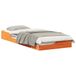 vidaXL Bedframe Wasbruin 100 x 220 cm Massief grenenhout