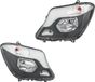 HELLA Jeu de phares principaux 12 V W5W PY21W W21W H7/H7 halogène FF HELLA pour MB, entre autres