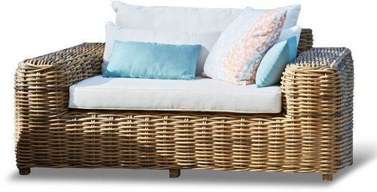 LOBERON Fauteuil Camas bruin/crème