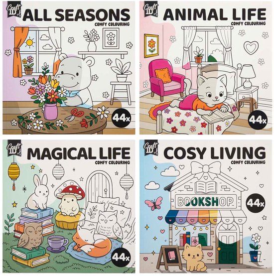 Top1Toys Creative Craft Group (RMS) Kleurboek Cute & Comfy