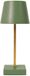 The Home Deco Factory LED tafellamp - groen - kunststof - touch - 26 cm