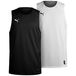 PUMA Functioneel shirt 'Hoops Team Reverse' zwart / wit