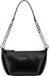 GUESS Eco Evaine Top Zip Shoulder Bag Black Zwart