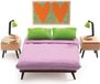 Djeco - Poppenhuis Slaapkamer | The Parents Bedroom - Hout - Multi