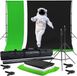 Pixetool Green Screen Doek 3 x 3M met Achtergrondsysteem 3 x 2.6M