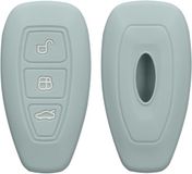 kwmobile autosleutel hoesje geschikt voor Ford 3-knops autosleutel Keyless Go hoes - TPU autosleutel behuizing - Beschermende auto sleutel case - Sleuteletui in cool mint