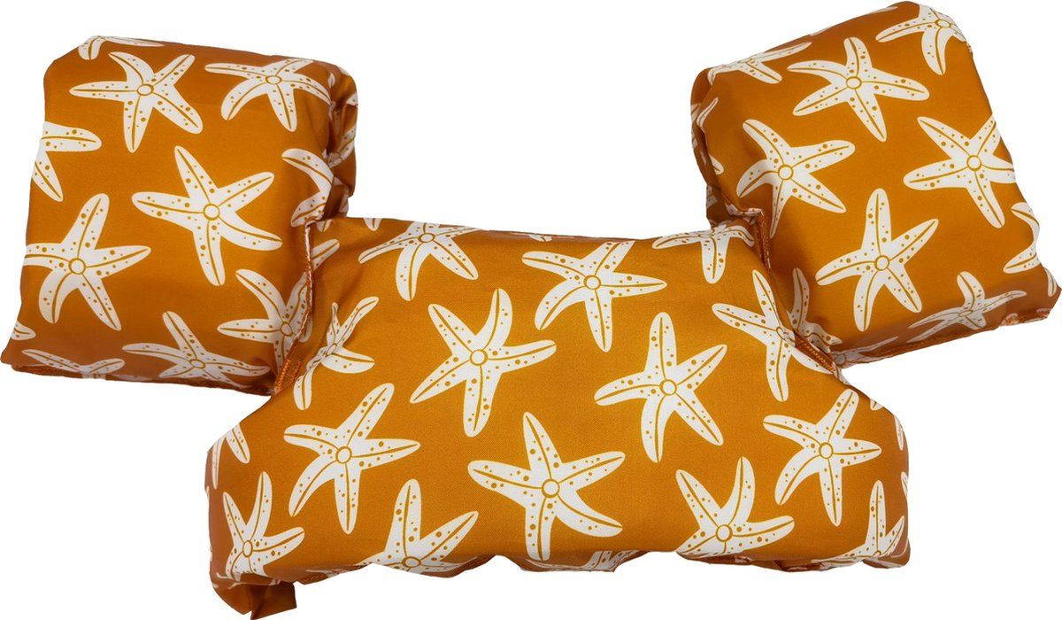 Swim Essentials Puddle Jumper Zwemvest - Beige Zeesterren - 2-6 jaar - 15-30 kg