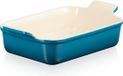 Le Creuset Ovenschaal 26 cm - 2,4 L - Aardewerk - Deep Teal - Rechthoek