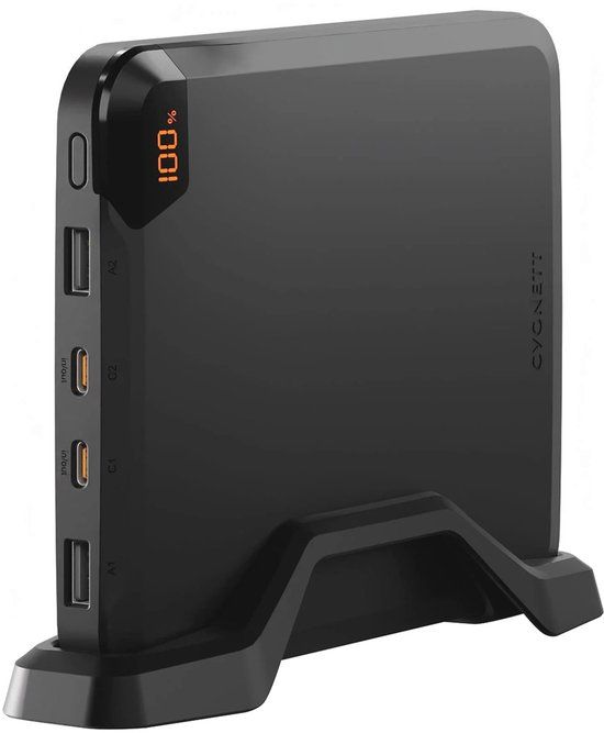 Cygnett CY5128PBCHE powerbank Lithium-Polymeer (LiPo) 25000 mAh Zwart