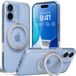 Torras Ostand R Fitness Back Cover Geschikt voor Apple iPhone 17 - Transparant