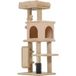 Arbre à chat beige 104 cm