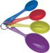 KitchenCraft Colourworks Maatlepels - Bleu - 4-delig