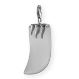 Melina Damesbedel hanger kattenoog stooktand gerhodineerd 925 sterling zilver 1800390