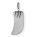 Melina Damesbedel hanger kattenoog stooktand gerhodineerd 925 sterling zilver 1800390