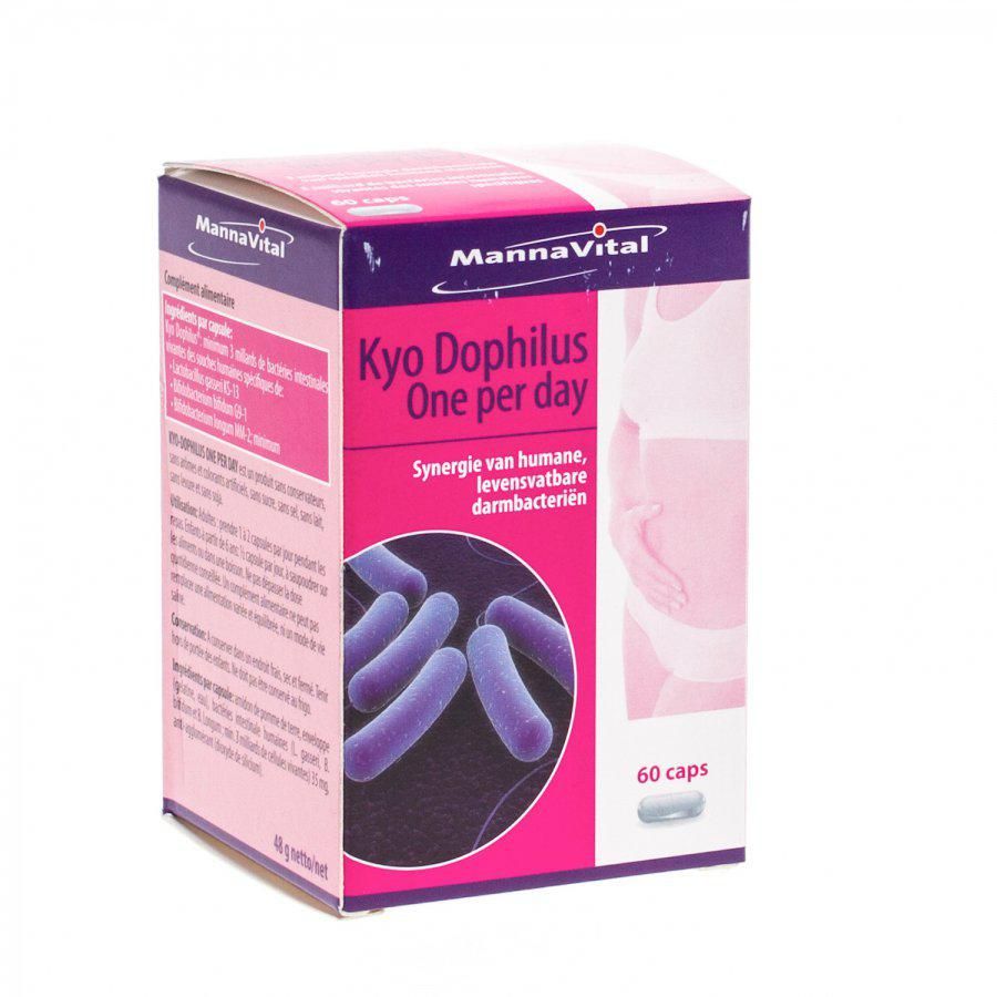 Mannavital Kyo Dophilus One Per Day Capsules - 60CA - 5412339352067