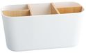 Solidchoice - Porte-brosse à dents multifonctionnel en plastique avec 5 compartiments
