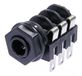 Neutrik NMJ3HF-S Jack Noir, Acier inoxydable