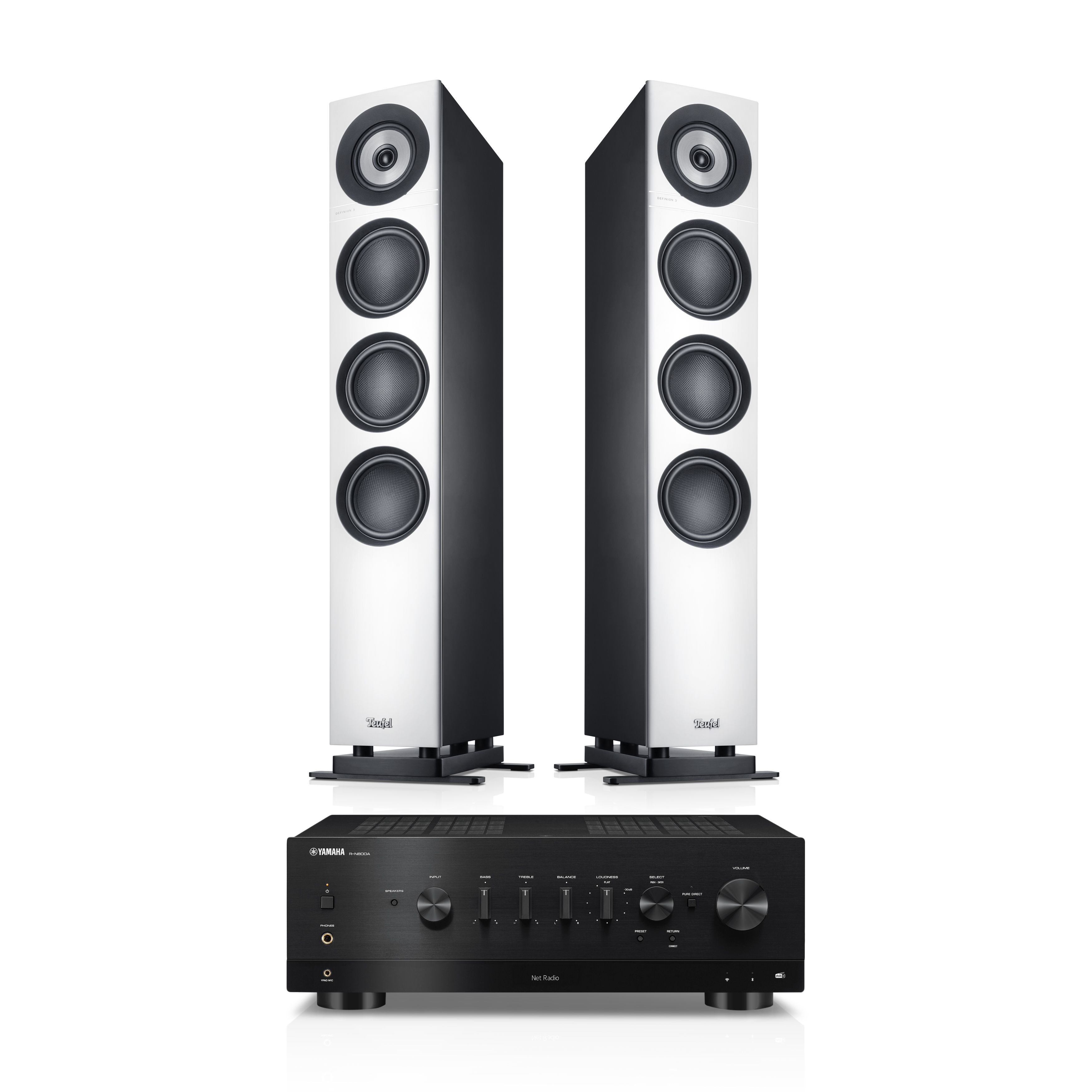 Teufel DEFINION 3 + Yamaha R-N800A