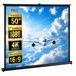 Pyle 50" Draagbaar Projector Scherm - Roll-Up Tripod Manual Scherm, Voor Film, Home Cinema, Kantoor, Bruiloften, Snelle Montage - PRJTP53