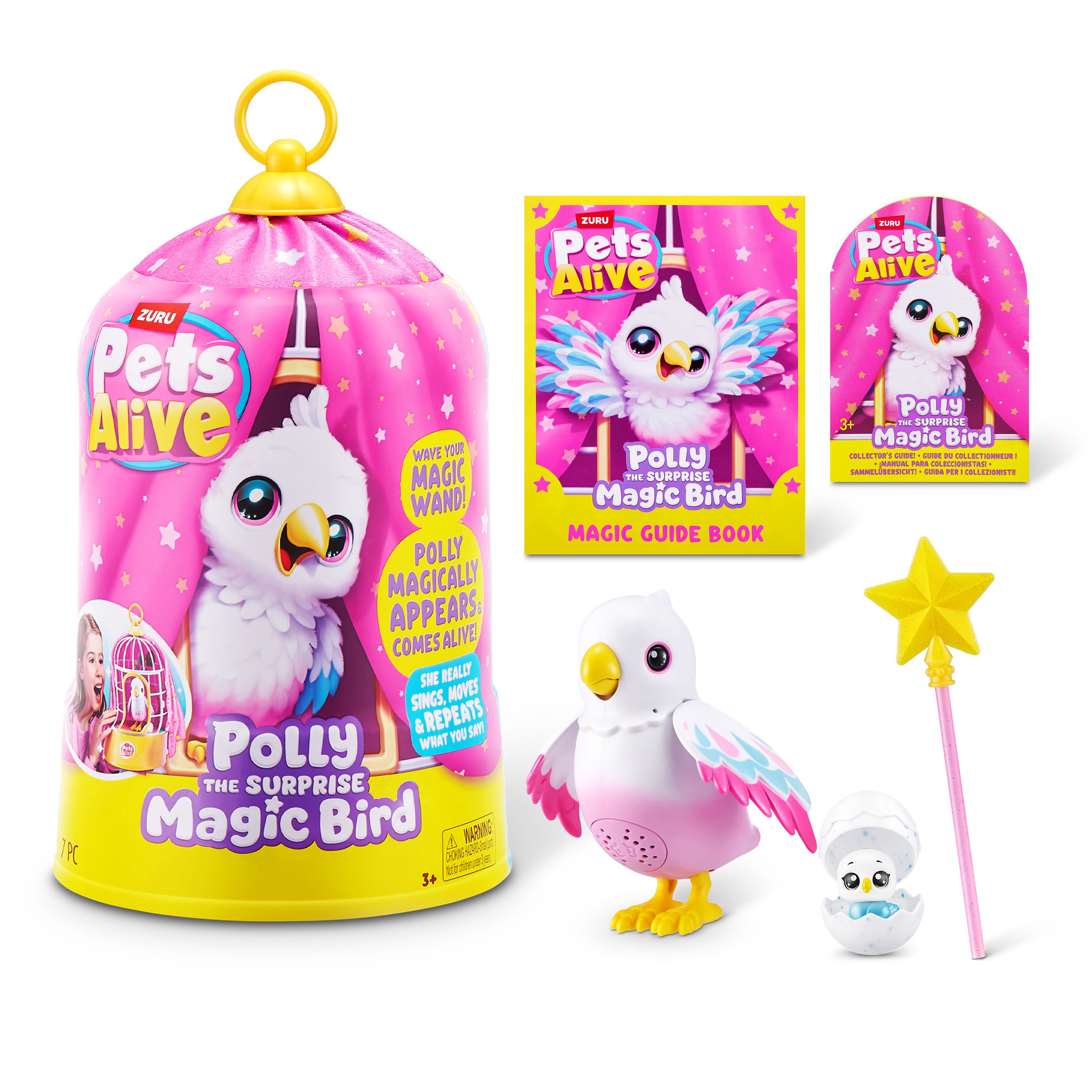 Pets Alive Polly the Magic Bird Surprise Playset