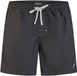 Happy Shorts Heren Zwemshort Effen Zwart - Maat M