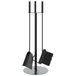 VidaXL 4-delige openhaardgereedschapset 22x59 cm staal