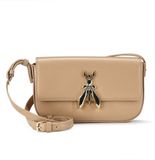 Patrizia Pepe Essential Fly Schoudertas Leder 22 cm - Dames - winter sand